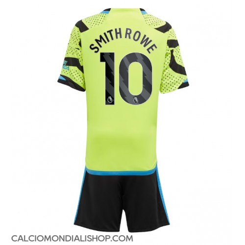Maglie da calcio Arsenal Emile Smith Rowe #10 Seconda Maglia Bambino 2023-24 Manica Corta (+ Pantaloni corti)